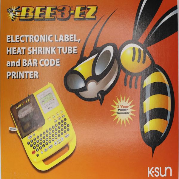 K-Sun® BEE3®-EZ printer, 212BW, Wrist Strap,..AC Adapter, Quick