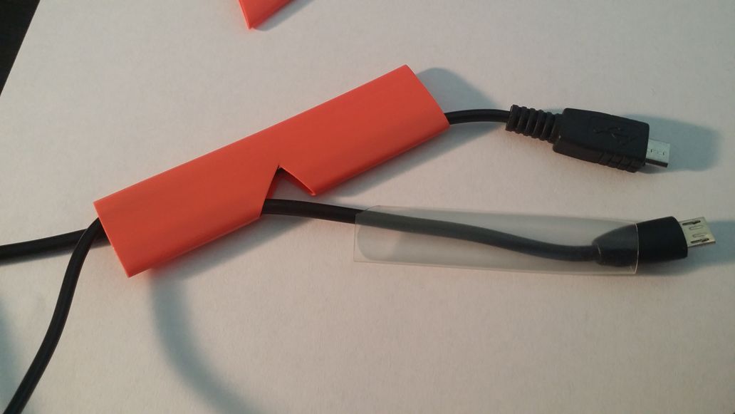 Pass the wire through and cover with Heat Shrink for a Y-Transition