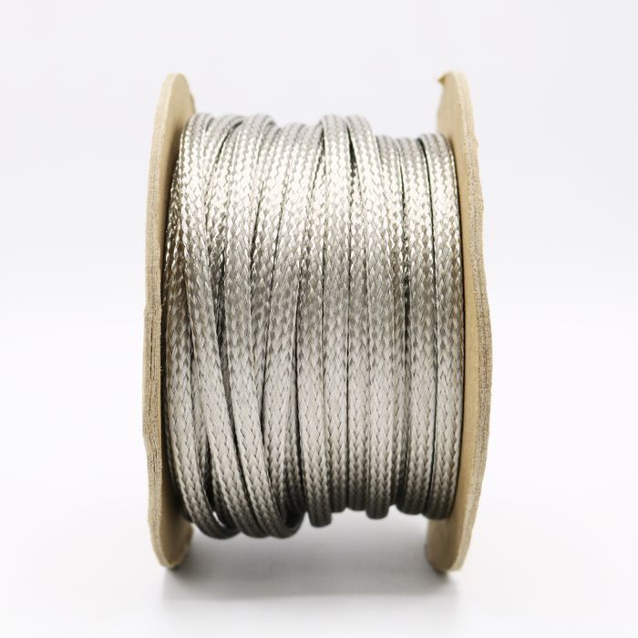 304 Stainless Steel Wire Cable Braided Sleeve Shielding Sheath Expandable 5m 