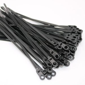2000 Pieces 5.5" Black Cable Wire Zip Tie 18 Lbs Zip Nylon Multi Purpose Ties 