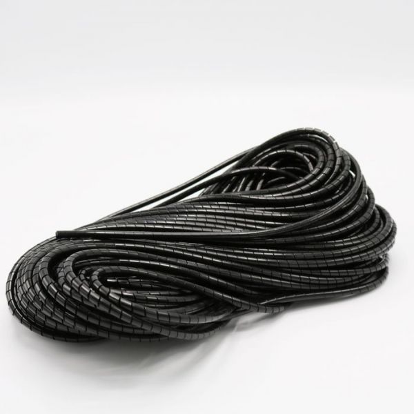 Organizador-heatshrink atascamiento de alambre Espiral Wrap 7.5-30mm Cable Negro ordenado 